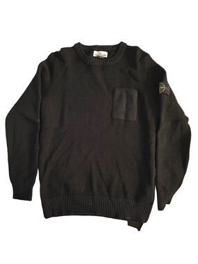 Stone Island Wool Sweater with Chest pocket